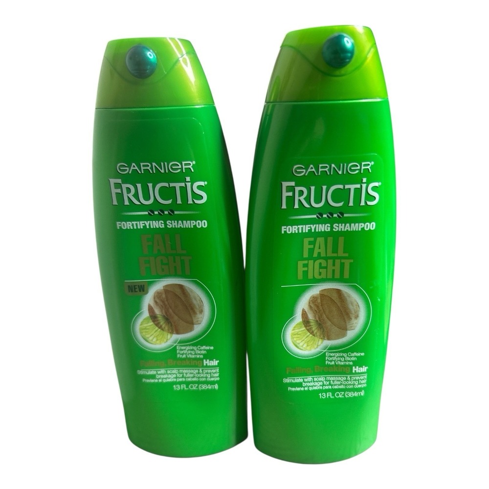 Garnier Fructis Fall‎ Fight Shampoo 13oz Discontinued HTF lot of 2
